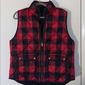 J. Crew Quilted Down Vest
